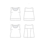 Cashmerette Sewing Patterns - Springfield Top Pattern - Default - gatherhereonline.com