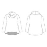 Cashmerette Sewing Patterns-Tobin Sweater Pattern-sewing pattern-gather here online