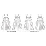 Papercut Patterns-Celestia Dress Pattern-sewing pattern-gather here online