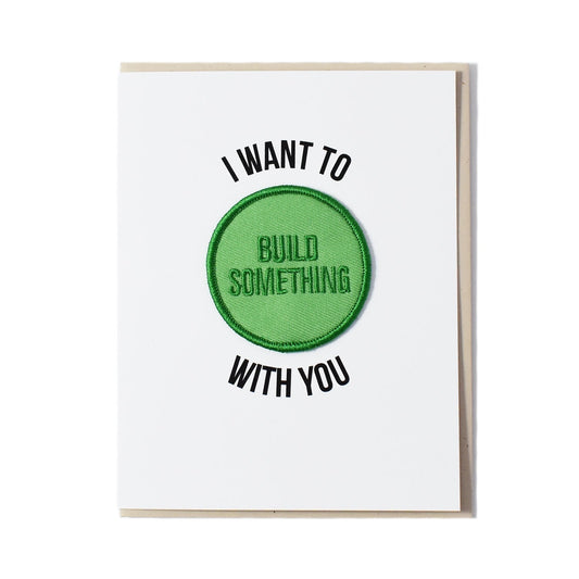 City of Industry-Build Something Patch on Greeting Card-greeting card-gather here online