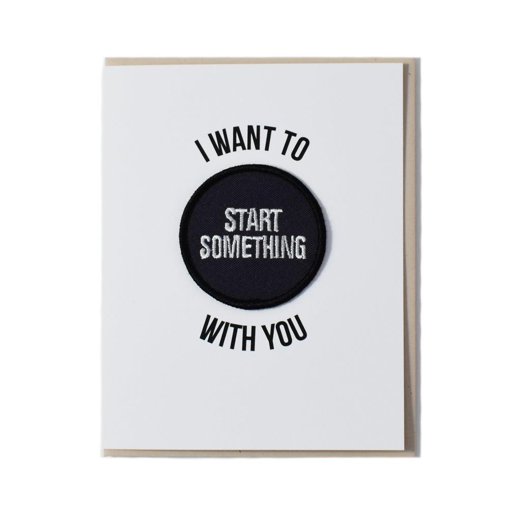 City of Industry - Start Something Patch on Greeting Card - - gatherhereonline.com