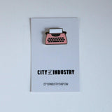 City of Industry-Typewriter Enamel Pin-accessory-gather here online