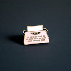 City of Industry-Typewriter Enamel Pin-accessory-gather here online