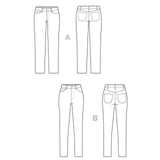 Closet Case Patterns - Ginger Skinny Jeans Pattern - Default - gatherhereonline.com
