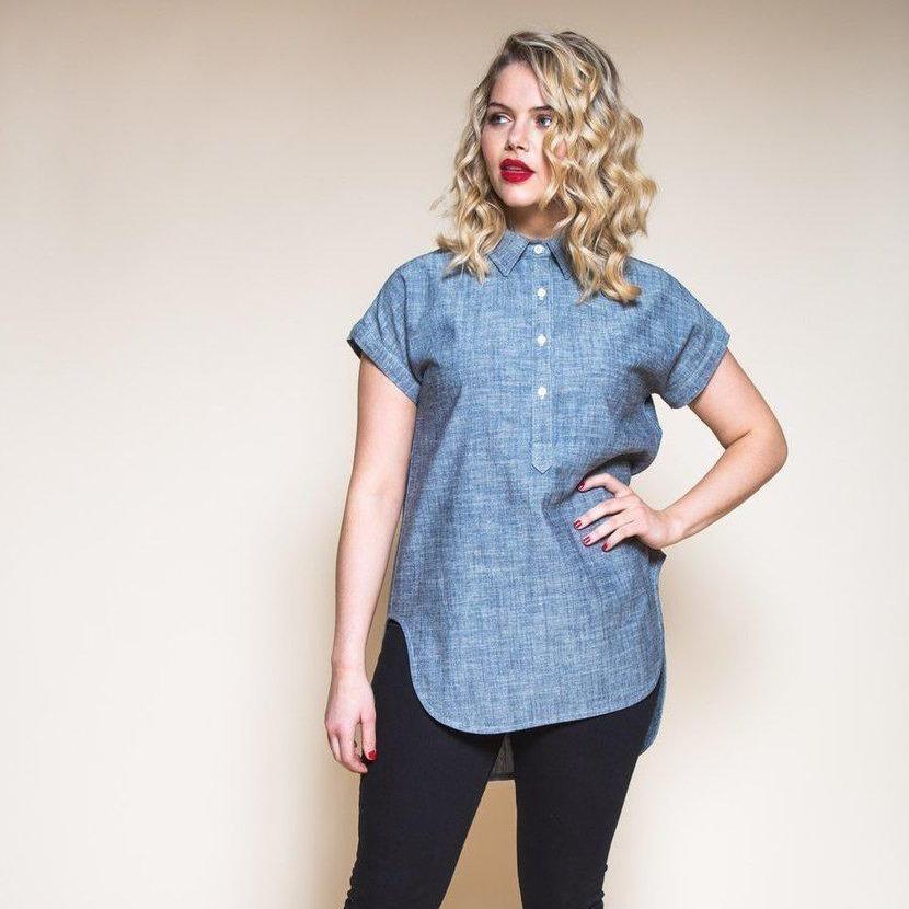 kalle shirt dress Kalle Shirt & Shirtdress Pattern from Closet Core Patterns – gather here  online