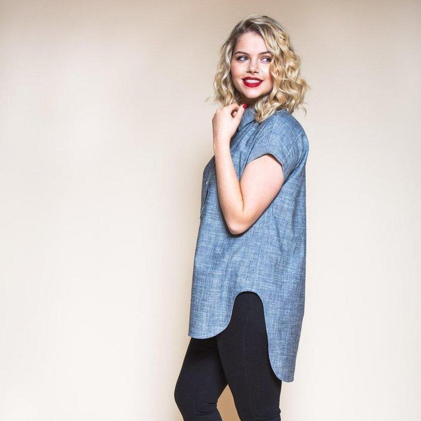 Kalle Shirt & Shirtdress Pattern from Closet Core Patterns – gather here  online