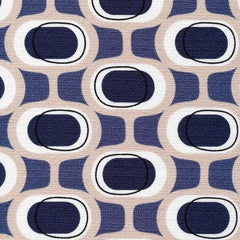 Cloud9-Orbs Blue on Barkcloth-fabric-gather here online