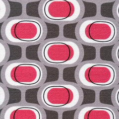 Cloud9-Orbs Pink on Barkcloth-fabric-gather here online