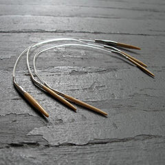 Clover - Takumi 9" Circular Bamboo Knitting Needles - US6 / 4mm - gatherhereonline.com