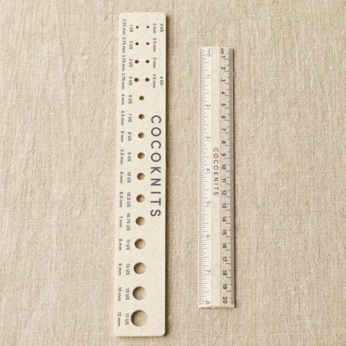 Cocoknits-Ruler & Gauge Set-knitting notion-gather here online