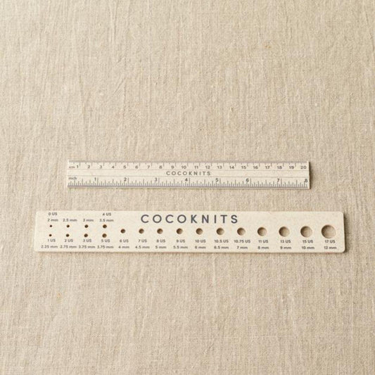 Cocoknits-Ruler & Gauge Set-knitting notion-gather here online