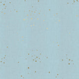Cotton + Steel-Freckles-fabric-BA7UM Baby Blues Unbleached Metallic-gather here online