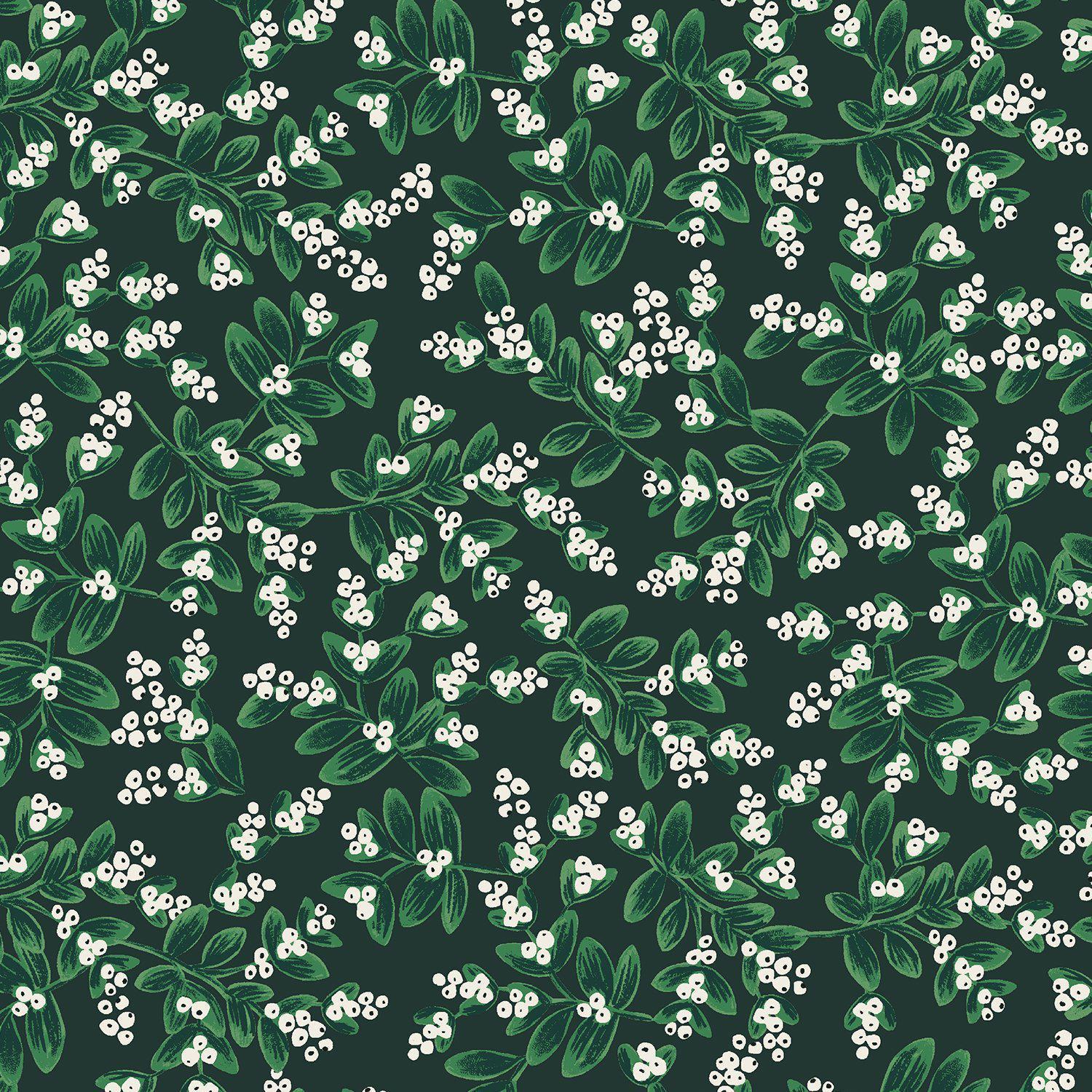 Cotton + Steel-Mistletoe Evergreen-fabric-gather here online