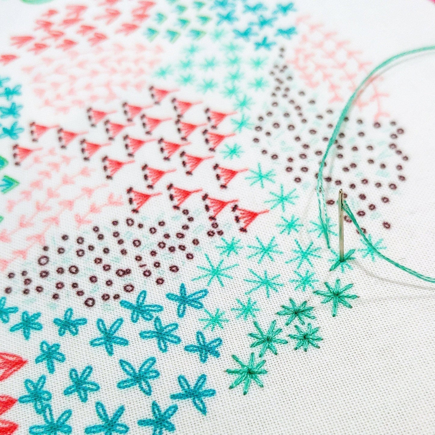 CozyBlue-Close to Home Embroidery Kit-embroidery/xstitch kit-gather here online