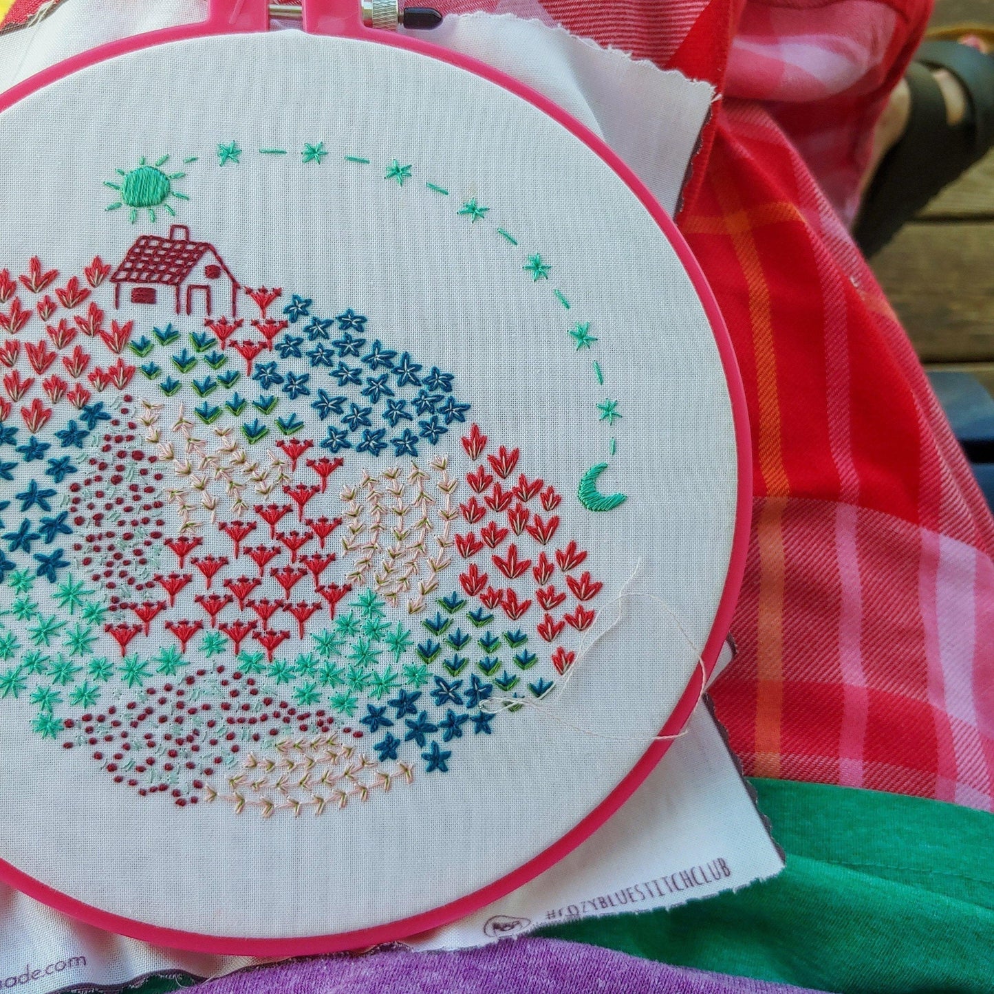 CozyBlue-Close to Home Embroidery Kit-embroidery/xstitch kit-gather here online