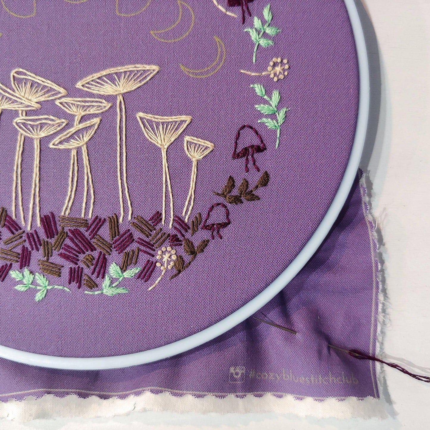 CozyBlue - Fairy Ring embroidery kit - Default - gatherhereonline.com