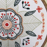 CozyBlue-Floral Mandala Embroidery Kit-embroidery/xstitch kit-Default-gather here online