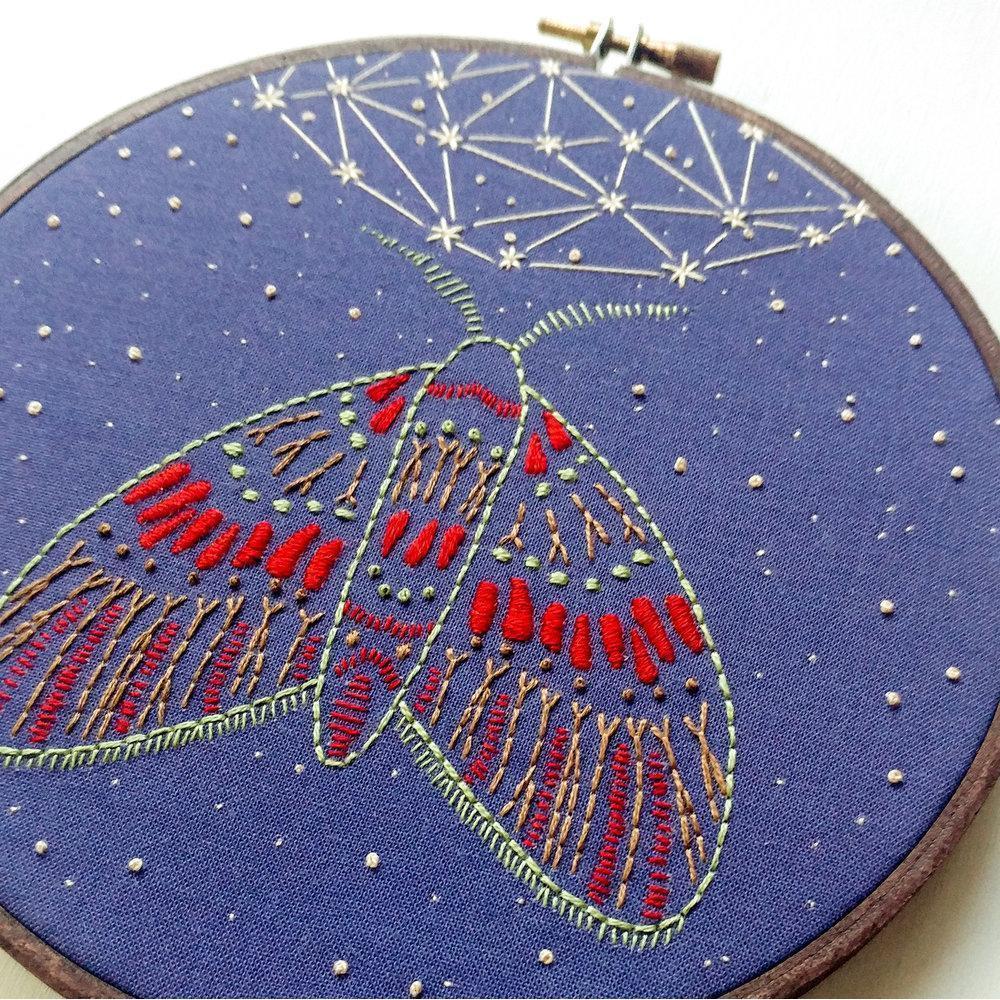 CozyBlue-Midnight Flight embroidery kit-embroidery/xstitch kit-Default-gather here online