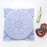 CozyBlue-Rainbow Mandala Embroidery Kit-embroidery/xstitch kit-gather here online