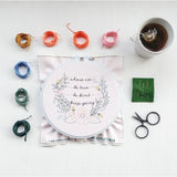 CozyBlue-Show Up Embroidery Kit-embroidery/xstitch kit-Default-gather here online