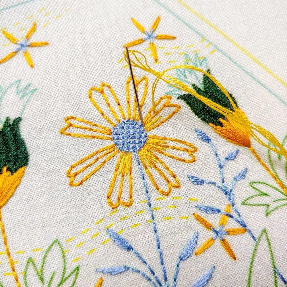 CozyBlue-Summer Breeze Embroidery Kit-embroidery/xstitch kit-gather here online