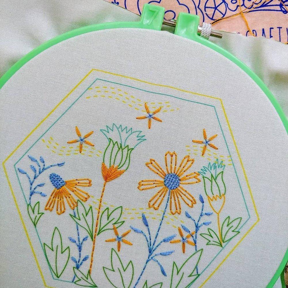 CozyBlue-Summer Breeze Embroidery Kit-embroidery/xstitch kit-gather here online