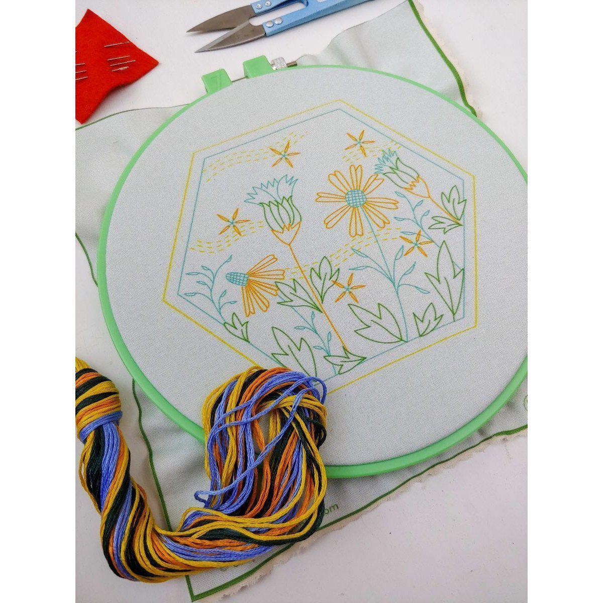 CozyBlue-Summer Breeze Embroidery Kit-embroidery/xstitch kit-gather here online