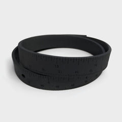 Crossover Industries - Rubber Wrist Ruler Black - - gatherhereonline.com