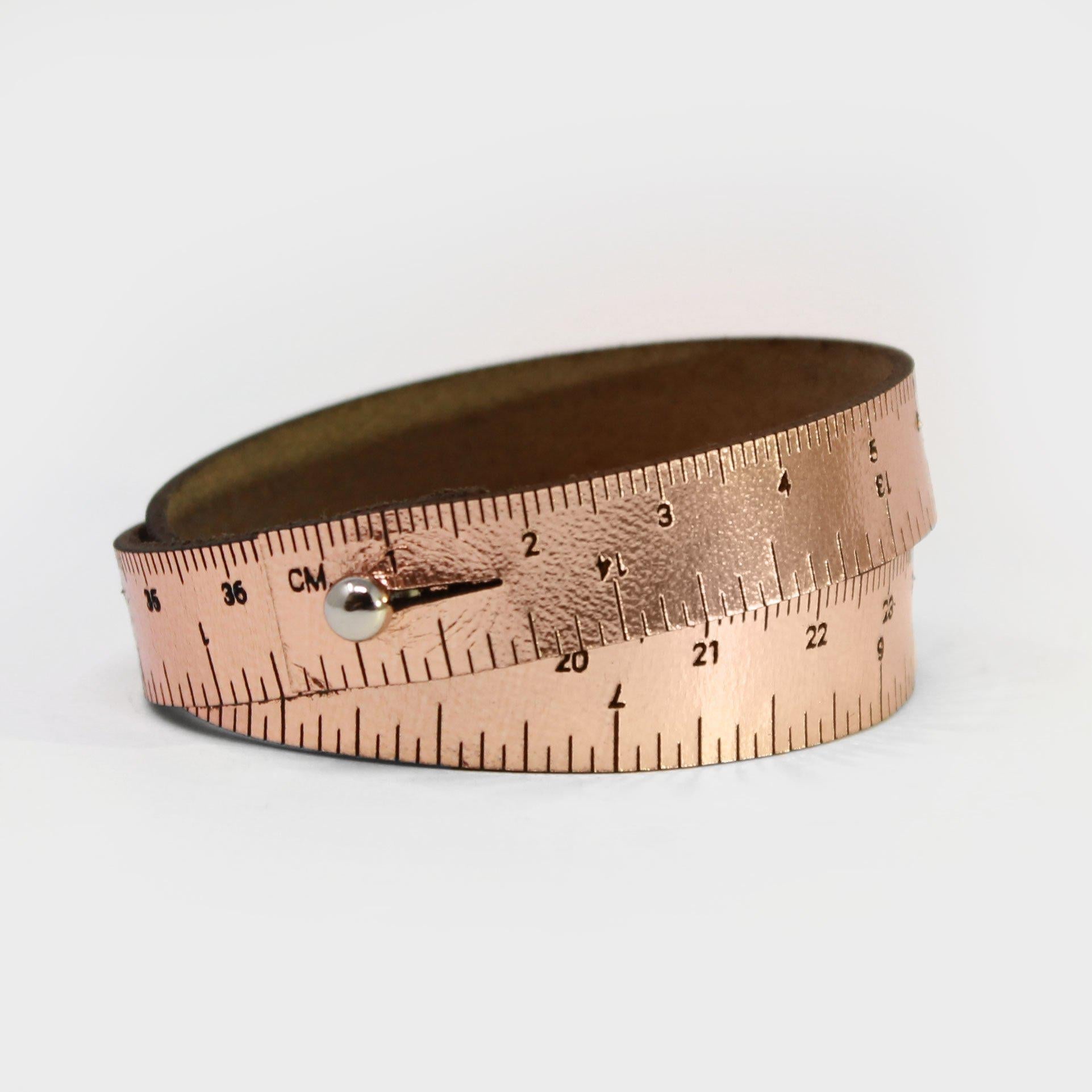 Crossover Industries - Wrist Ruler Rose Gold - - gatherhereonline.com