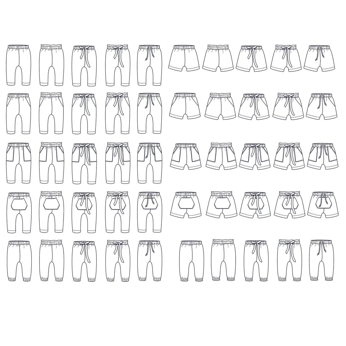 Ikatee-New York Trousers Pattern-sewing pattern - kids-gather here online