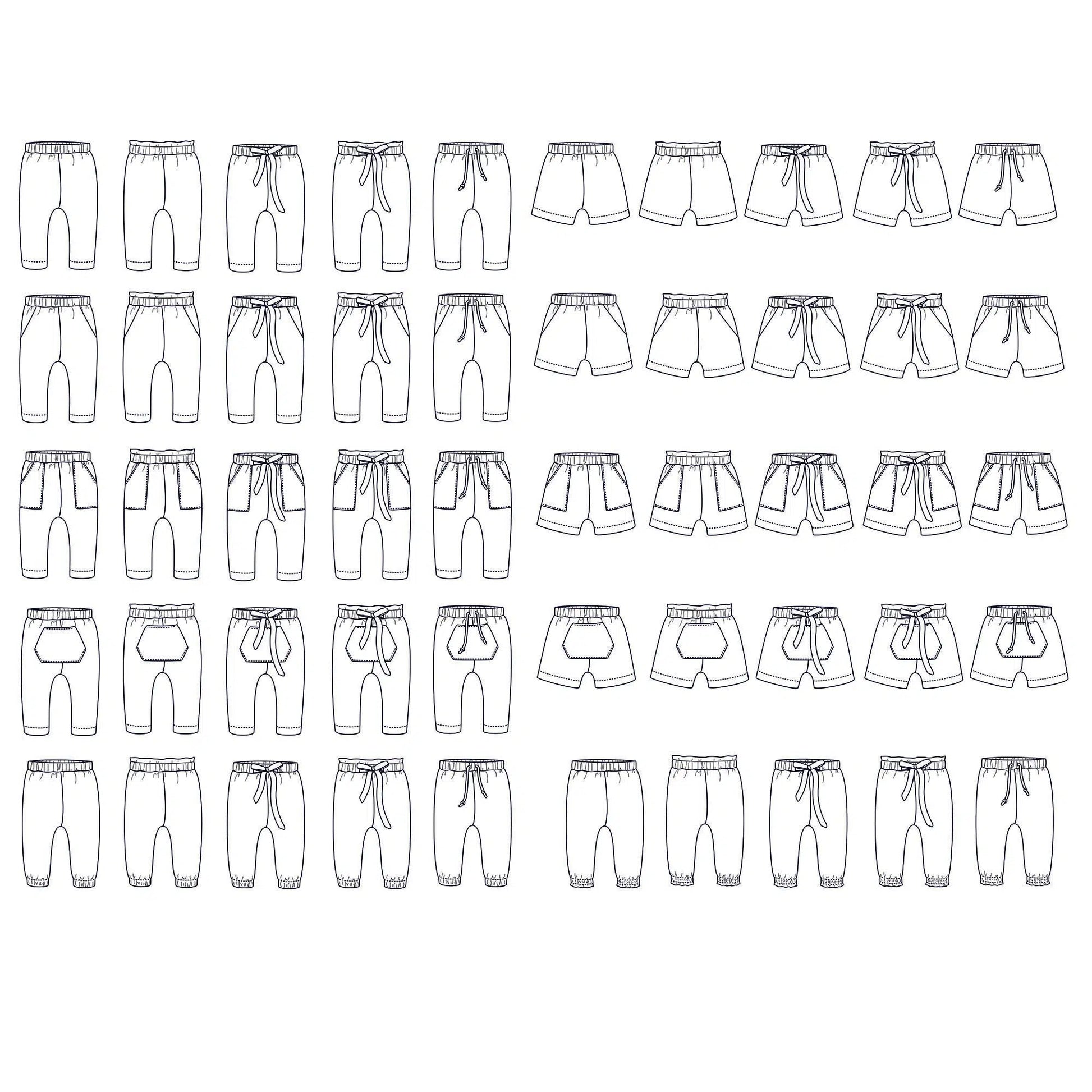 Ikatee-New York Trousers Pattern-sewing pattern - kids-gather here online