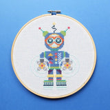 Diana Watters Handmade-Aqua Bot Cross Stitch Kit-xstitch kit-gather here online