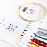 Diana Watters Handmade-Geometric Feathers 2 Cross Stitch Kit-xstitch kit-Default-gather here online