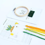Diana Watters Handmade-Pineapple 3” Cross Stitch Kit-xstitch kit-gather here online