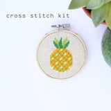 Diana Watters Handmade-Pineapple 3” Cross Stitch Kit-xstitch kit-gather here online