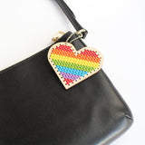 Diana Watters Handmade-Sweet Heart Keychain Cross Stitch Kit-xstitch kit-Default-gather here online