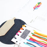 Diana Watters Handmade-Tropical Feather Keychain Cross Stitch Kit-xstitch kit-gather here online