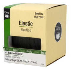 Dritz-Braided Elastic- 1/2" Black-elastic-gather here online