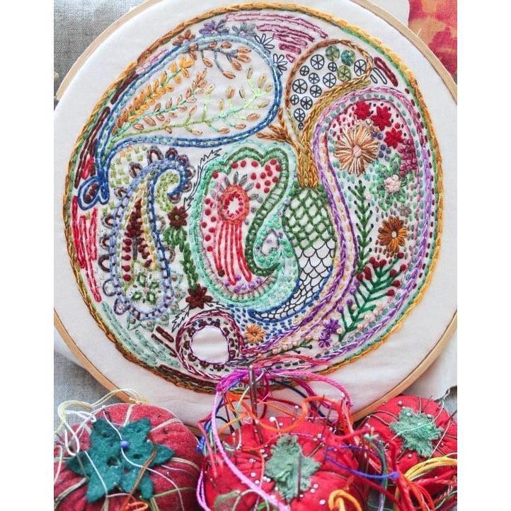 Dropcloth - Paisley Embroidery Sampler - Default - gatherhereonline.com