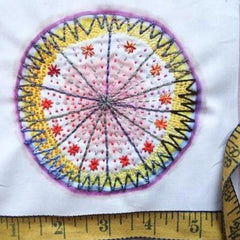 Dropcloth - Star Burst Embroidery Sampler - Default - gatherhereonline.com