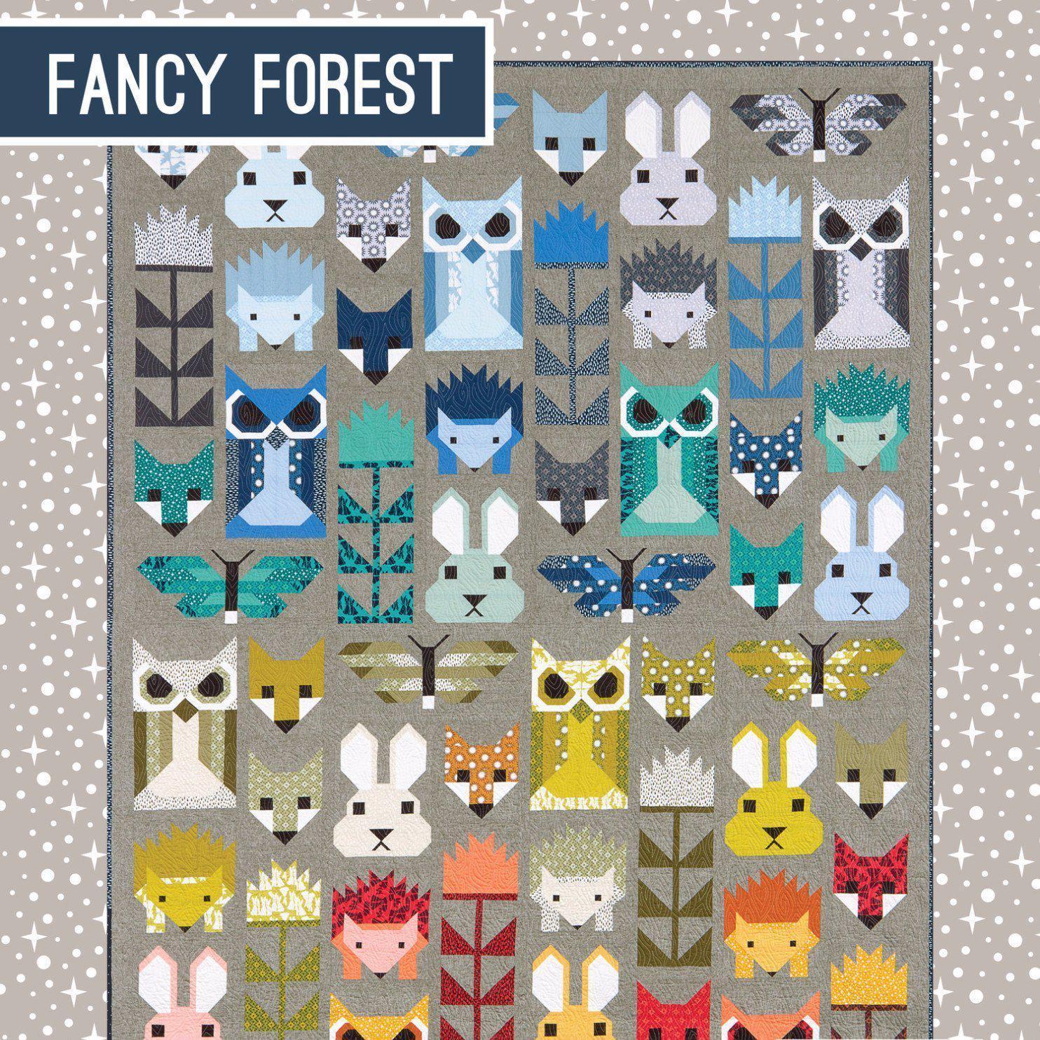 Elizabeth Hartman - Fancy Forest Quilt Pattern - Default - gatherhereonline.com