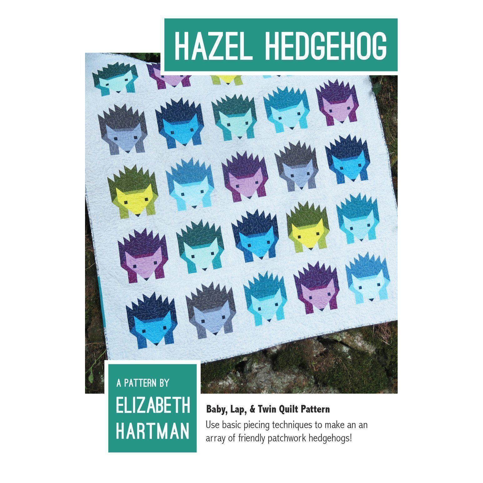 Elizabeth Hartman - Hazel Hedgehog Quilt Pattern - Default - gatherhereonline.com