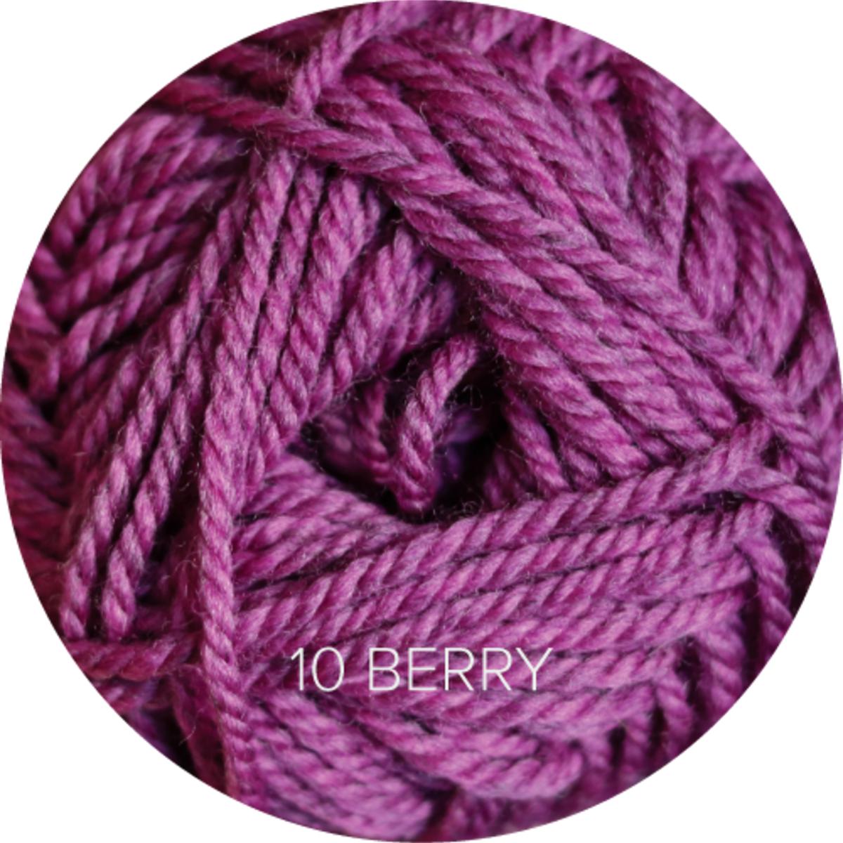 Ewe Ewe Yarn-Heather’s Heathers Wooly Worsted-yarn-10 Berry-gather here online