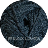 Ewe Ewe Yarn-Heather’s Heathers Wooly Worsted-yarn-99 Black Licorice-gather here online