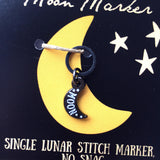 Firefly Notes-Moon Stitch Marker - Single-knitting notion-gather here online