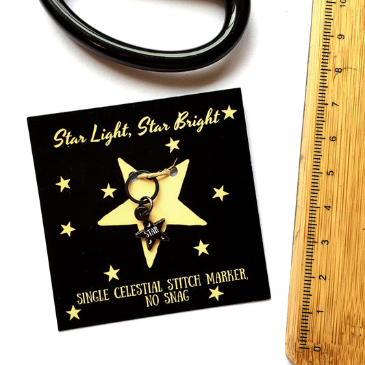 Firefly Notes-Star Stitch Marker - Single-knitting notion-gather here online