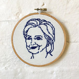 GallardoWorks - Hillary Clinton Cross-Stitch Kit - Default - gatherhereonline.com