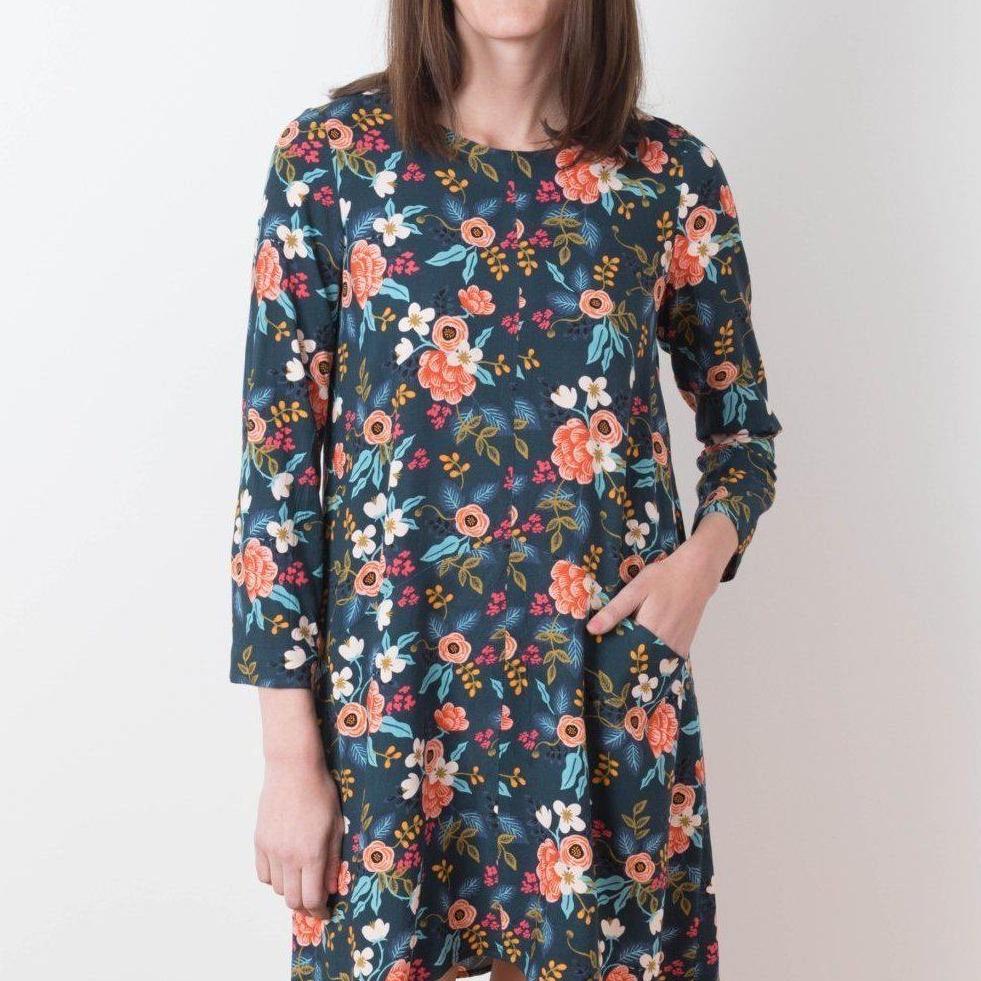 Grainline Studio - Farrow Dress Pattern - Default - gatherhereonline.com