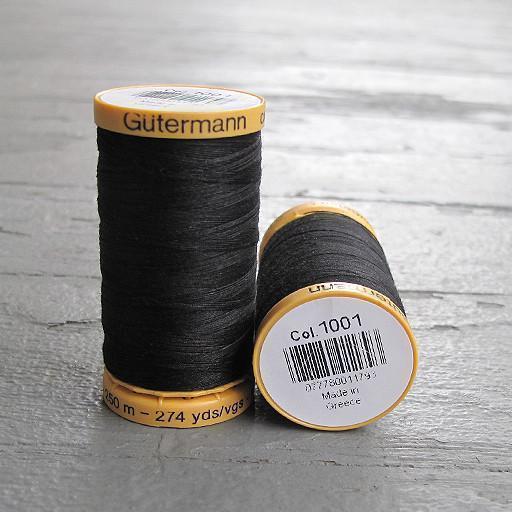 Gutermann - Gutermann Cotton Thread 250m - 1001 - gatherhereonline.com
