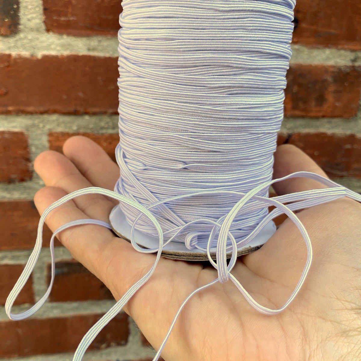 Gypsy Quilter - 1/8” White Elastic - 144 yard spool - - gatherhereonline.com